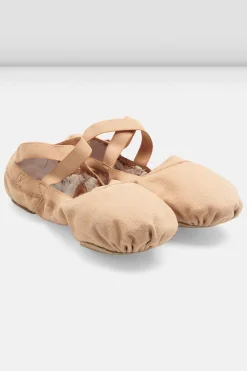 Bloch Ballett^Damen Pro elastische Canvas-Ballettschuhe