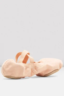 Bloch Ballett^Damen Pro elastische Canvas-Ballettschuhe