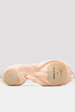 Bloch Ballett^Damen Pro elastische Canvas-Ballettschuhe