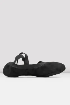 Bloch Ballett^Damen Pro elastische Canvas-Ballettschuhe