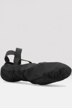 Bloch Ballett^Damen Pro elastische Canvas-Ballettschuhe