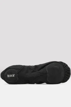 Bloch Ballett^Damen Pro elastische Canvas-Ballettschuhe