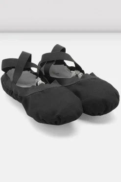 Bloch Ballett^Damen Pro elastische Canvas-Ballettschuhe