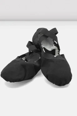 Bloch Ballett^Damen Pro elastische Canvas-Ballettschuhe