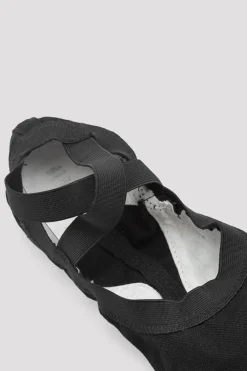 Bloch Ballett^Damen Pro elastische Canvas-Ballettschuhe