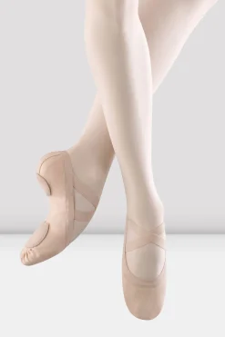 Bloch Ballett^Damen Synchrony Stretch-Canvas-Ballettschuhe