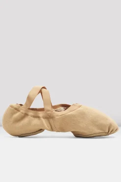 Bloch Ballett^Damen Synchrony Stretch-Canvas-Ballettschuhe