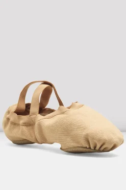 Bloch Ballett^Damen Synchrony Stretch-Canvas-Ballettschuhe