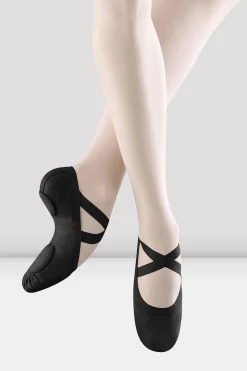Bloch Ballett^Damen Synchrony Stretch-Canvas-Ballettschuhe