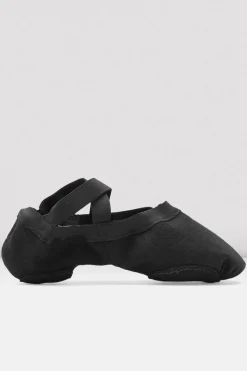 Bloch Ballett^Damen Synchrony Stretch-Canvas-Ballettschuhe