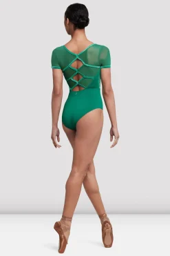 Bloch Trikots^Damen-Anna-Trikot mit Flügelärmeln emerald