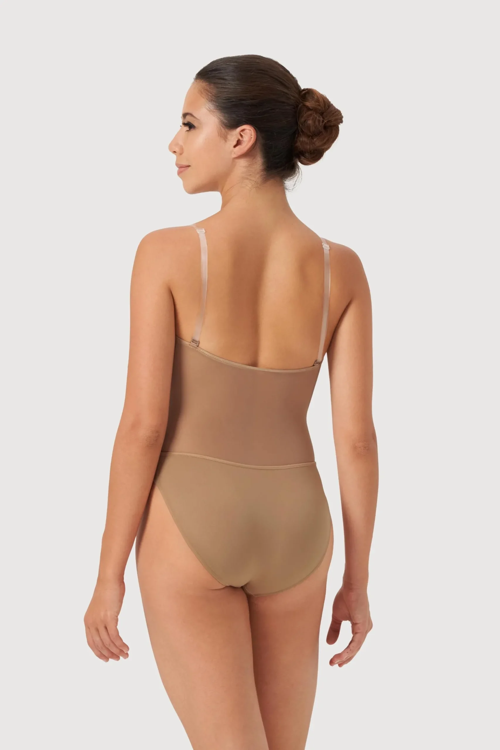 Bloch Unterwäsche^Damen-Body aus Cordelia-Mesh-Einsatz tan