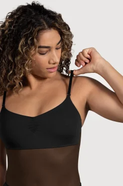 Bloch Unterwäsche^Damen-Body aus Cordelia-Mesh-Einsatz black