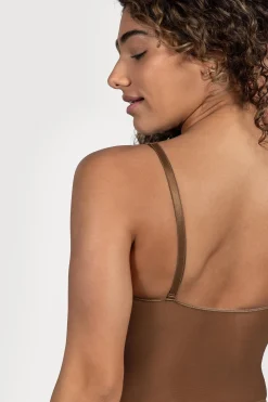 Bloch Unterwäsche^Damen-Body aus Cordelia-Mesh-Einsatz almond