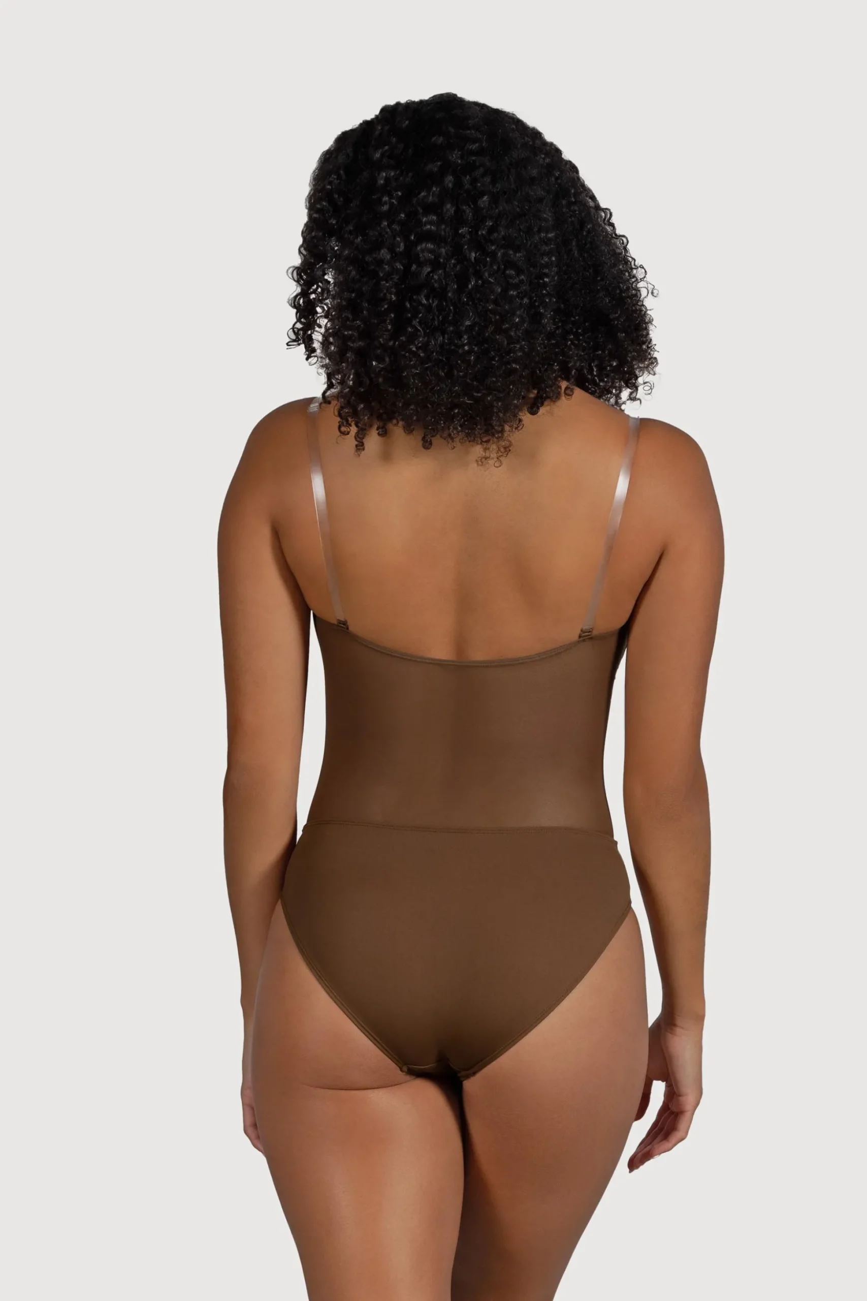 Bloch Unterwäsche^Damen-Body aus Cordelia-Mesh-Einsatz cocoa