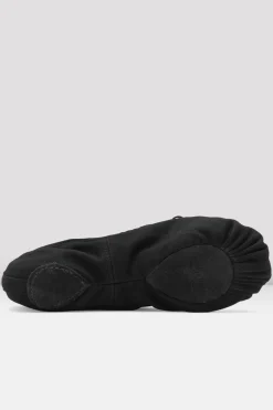Bloch Ballett^Damen-Pump-Ballettschuhe aus Segeltuch blackcanvas