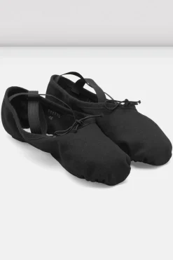 Bloch Ballett^Damen-Pump-Ballettschuhe aus Segeltuch blackcanvas