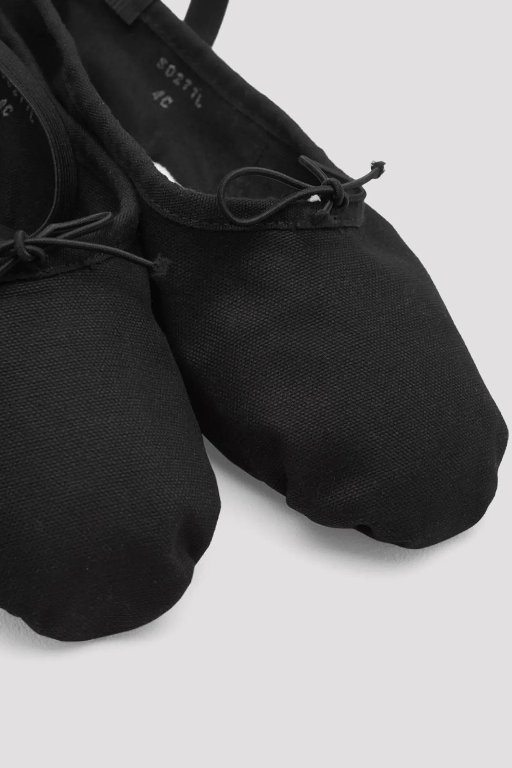 Bloch Ballett^Damen-Pump-Ballettschuhe aus Segeltuch blackcanvas