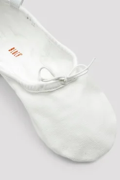 Bloch Ballett^Damen-Pump-Ballettschuhe aus Segeltuch whitecanvas