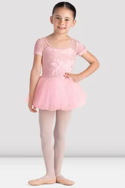Bloch Kleider|Performance^Delilah Tutu-Kleid mit Flügelärmeln für Mädchen candypink