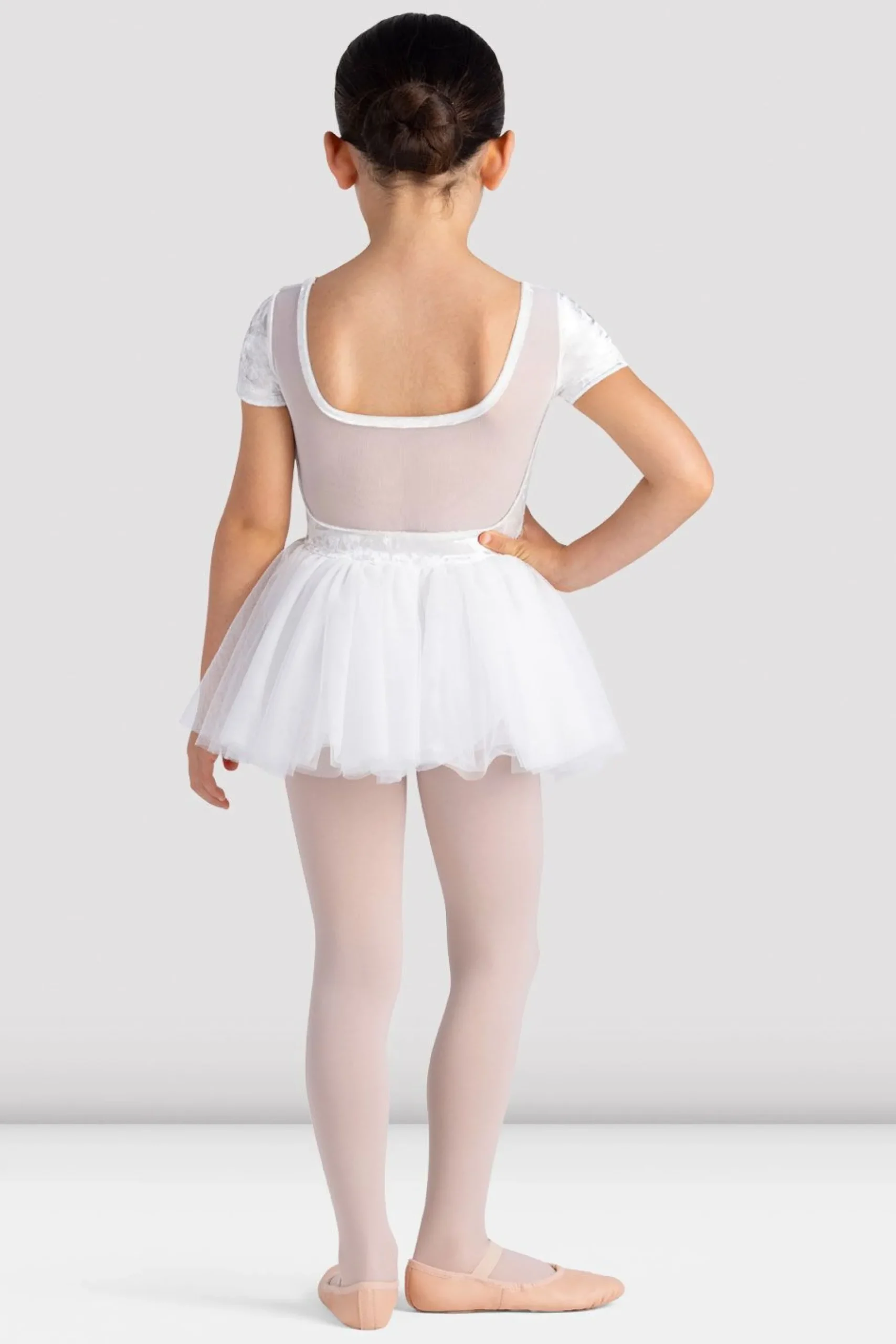 Bloch Kleider|Performance^Delilah Tutu-Kleid mit Flügelärmeln für Mädchen white