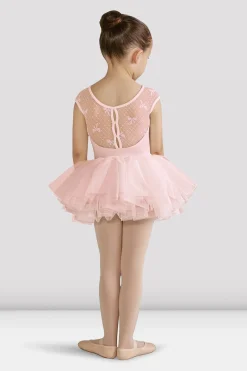 Bloch Kleider|Performance^Elenore Bow Mesh Tutu-Trikot für Mädchen