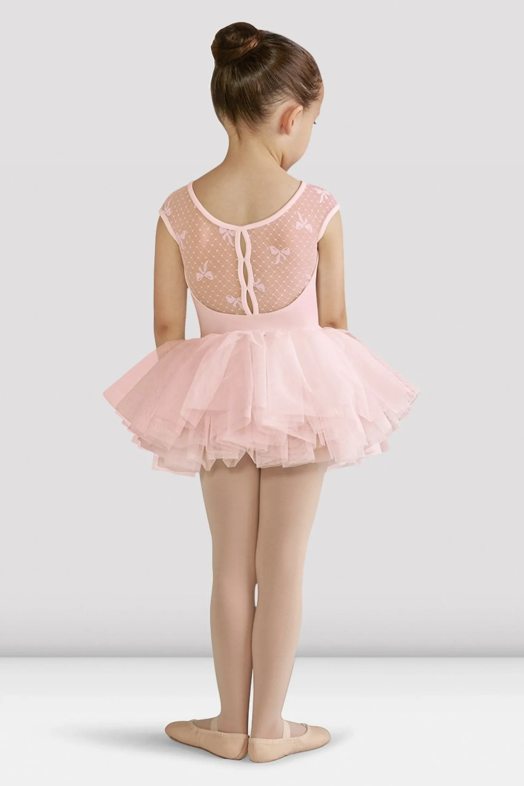 Bloch Kleider|Performance^Elenore Bow Mesh Tutu-Trikot für Mädchen