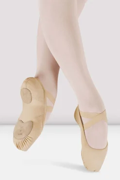 Bloch 分类为空^Erhöhte Damen-Ballettschuhe aus Segeltuch lightcanvas