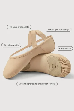 Bloch 分类为空^Erhöhte Damen-Ballettschuhe aus Segeltuch lightcanvas