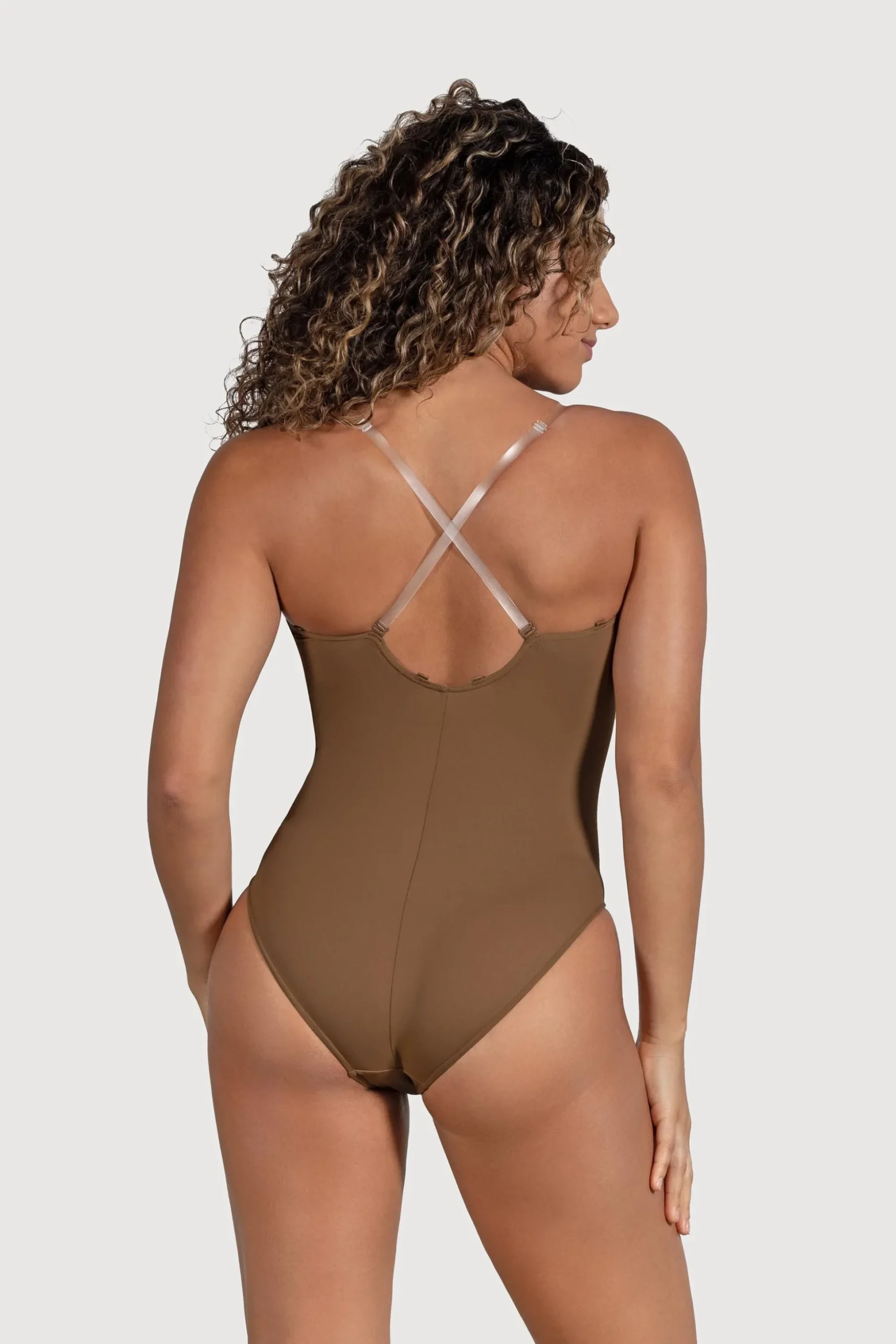 Bloch Unterwäsche^Estrella-Body mit verstellbaren Trägern für Damen almond