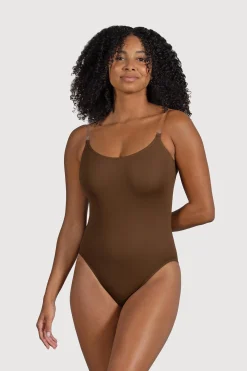 Bloch Unterwäsche^Estrella-Body mit verstellbaren Trägern für Damen cocoa
