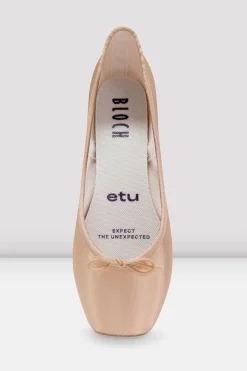Bloch Spitze^Etu Flex Spitzenschuhe aus Wildleder mit Zehenpartie pinksatin