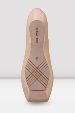 Bloch Spitze^Etu Flex Spitzenschuhe aus Wildleder mit Zehenpartie pinksatin