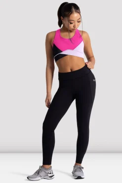 Bloch Crop Tops|Oberteile^Freestyle Racerback Crop für Mädchen vibrantpink