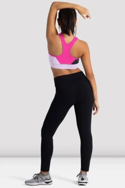 Bloch Crop Tops|Oberteile^Freestyle Racerback Crop für Mädchen vibrantpink