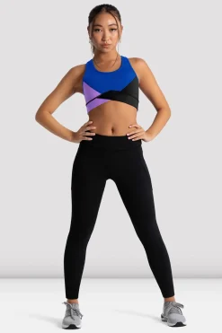 Bloch Crop Tops|Oberteile^Freestyle Racerback Crop für Mädchen cobalt