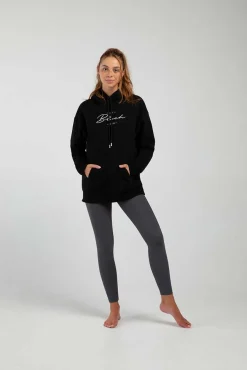 Bloch Oberteile^Freizeit-Hoodie aus Frottee mit langem Schnitt