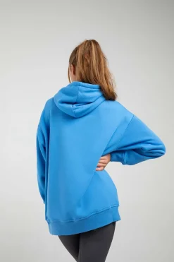 Bloch Oberteile^Freizeit-Hoodie aus Frottee mit langem Schnitt