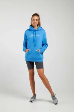 Bloch Oberteile^Freizeit-Hoodie aus Frottee mit langem Schnitt