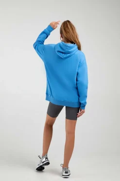 Bloch Oberteile^Freizeit-Hoodie aus Frottee mit langem Schnitt