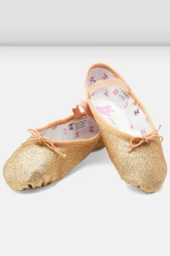 Bloch Ballett^Glitzerstaub-Ballettschuhe für Mädchen