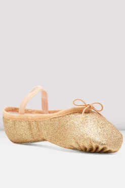 Bloch Ballett^Glitzerstaub-Ballettschuhe für Mädchen