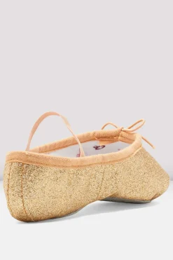 Bloch Ballett^Glitzerstaub-Ballettschuhe für Mädchen