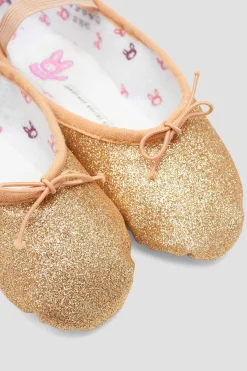 Bloch Ballett^Glitzerstaub-Ballettschuhe für Mädchen