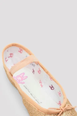 Bloch Ballett^Glitzerstaub-Ballettschuhe für Mädchen
