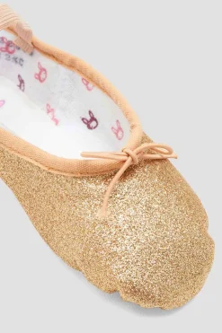Bloch Ballett^Glitzerstaub-Ballettschuhe für Mädchen