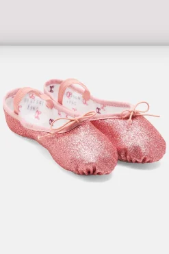 Bloch Ballett^Glitzerstaub-Ballettschuhe für Mädchen