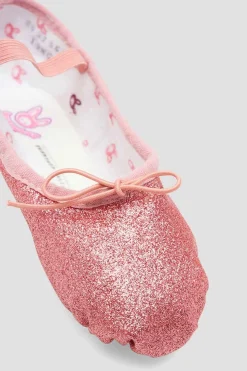 Bloch Ballett^Glitzerstaub-Ballettschuhe für Mädchen