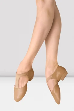 Bloch Lehren^Griechische Elastosplit-Lehrschuhe für Damen