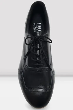 Bloch Herren|Stepptanz^Herren Jason Samuels Smith Tap-Schuhe mit natürlicher Sohle blackleather